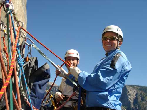 Beth and Lance hating the experience