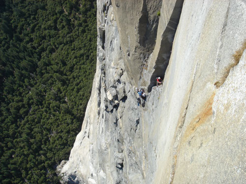 Perspective looking down